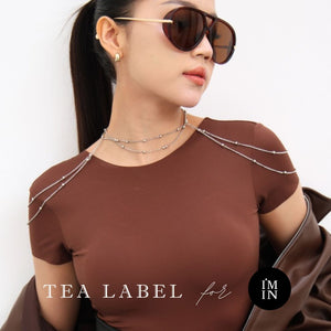 *Limited Edition* Tea Label for I'M IN - Body Necklace