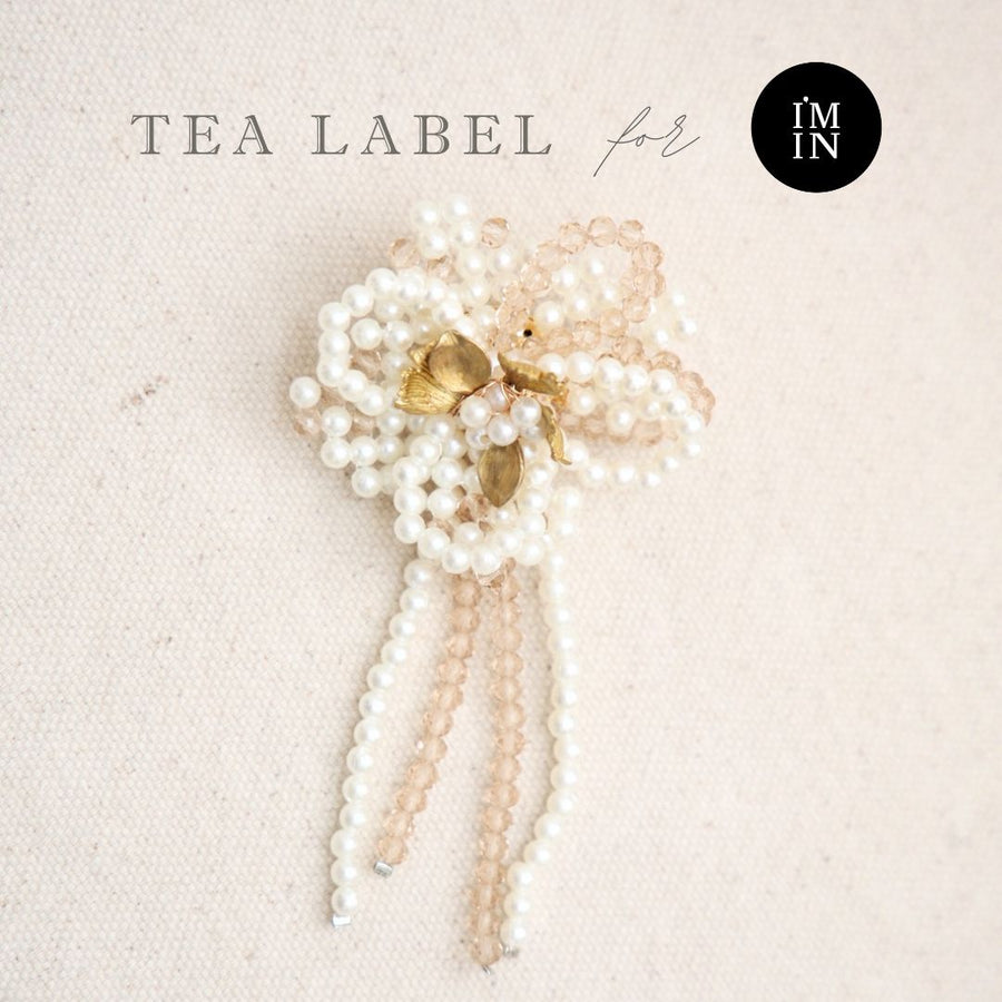 *Limited Edition* Tea Label for I'M IN - Brooch