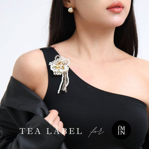 *Limited Edition* Tea Label for I'M IN - Brooch