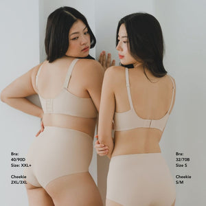 Forme V-plunge Wireless Seamless Bra (Machine Wash Edition) in Barely Nude