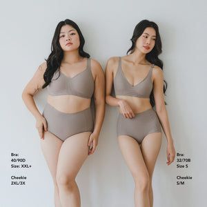 Forme Seamless Super Mid-Rise Rise Cheekie in Storm Mocha