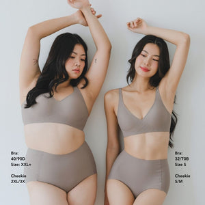 Forme Seamless Super Mid-Rise Rise Cheekie in Storm Mocha
