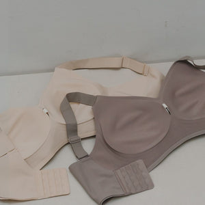 Forme+ V-plunge Wireless Seamless Bra (Machine Wash Edition) in Rosy Peach