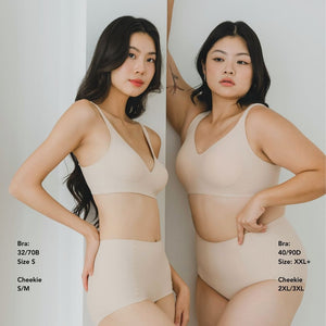 Forme Seamless Super Mid-Rise Rise Cheekie in Barely Nude