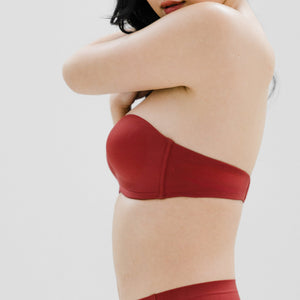 5th Gen 100% Non-Slip Strapless Wireless Bra in Cherry Cream (Limited Edition)