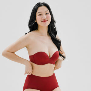 5th Gen 100% Non-Slip Strapless Wireless Bra in Cherry Cream (Limited Edition)