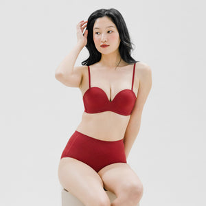 5th Gen 100% Non-Slip Strapless Wireless Bra in Cherry Cream (Limited Edition)