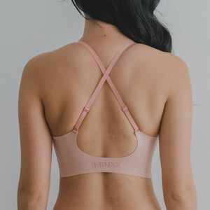 Air-ee V-Neck Seamless Pullover Bra (Signature Edition) in Baby Pink