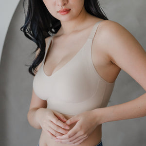 Air-ee PLUS+ Seamless Bra in Almond Nude (Signature Edition)