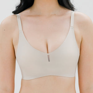 Air-ee V-Sculpt Seamless Bra (Machine Wash Edition) in Almond Nude