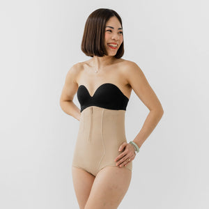 Max Sculptor! 2-in-1 High Compression Shapewear Cheekie in Nude