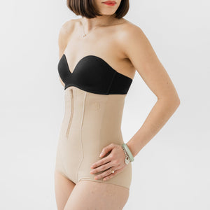 Max Sculptor! 2-in-1 High Compression Shapewear Cheekie in Nude