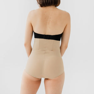 Max Sculptor! 2-in-1 High Compression Shapewear Cheekie in Nude