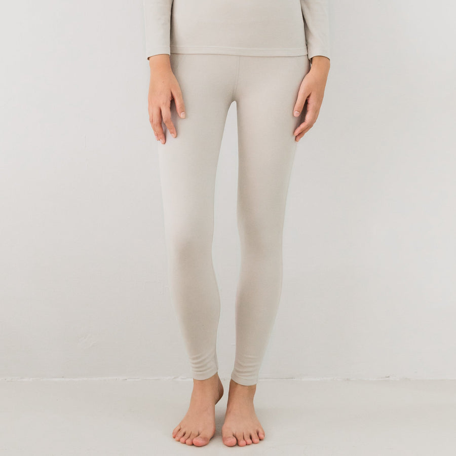 HeatHug! Thermal LONG PANTS in Winter Greige