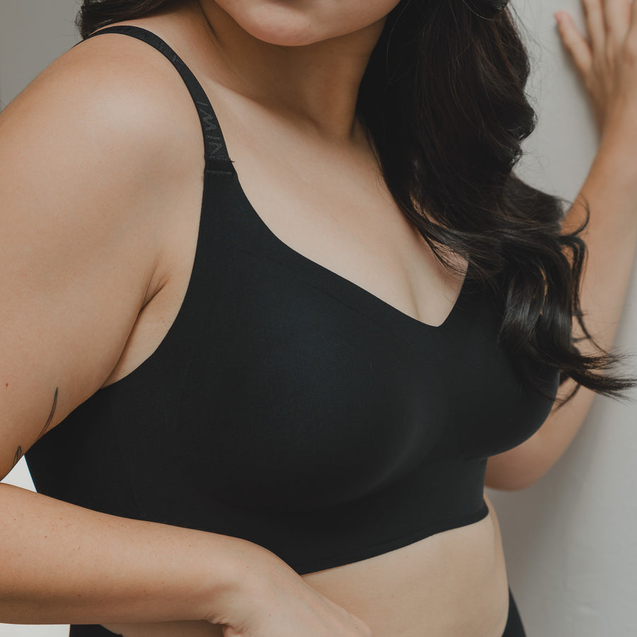 Air-ee PLUS+ Seamless Bra in Black (Signature Edition)