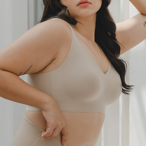 Air-ee PLUS+ Seamless Bra in Almond Nude (Signature Edition)