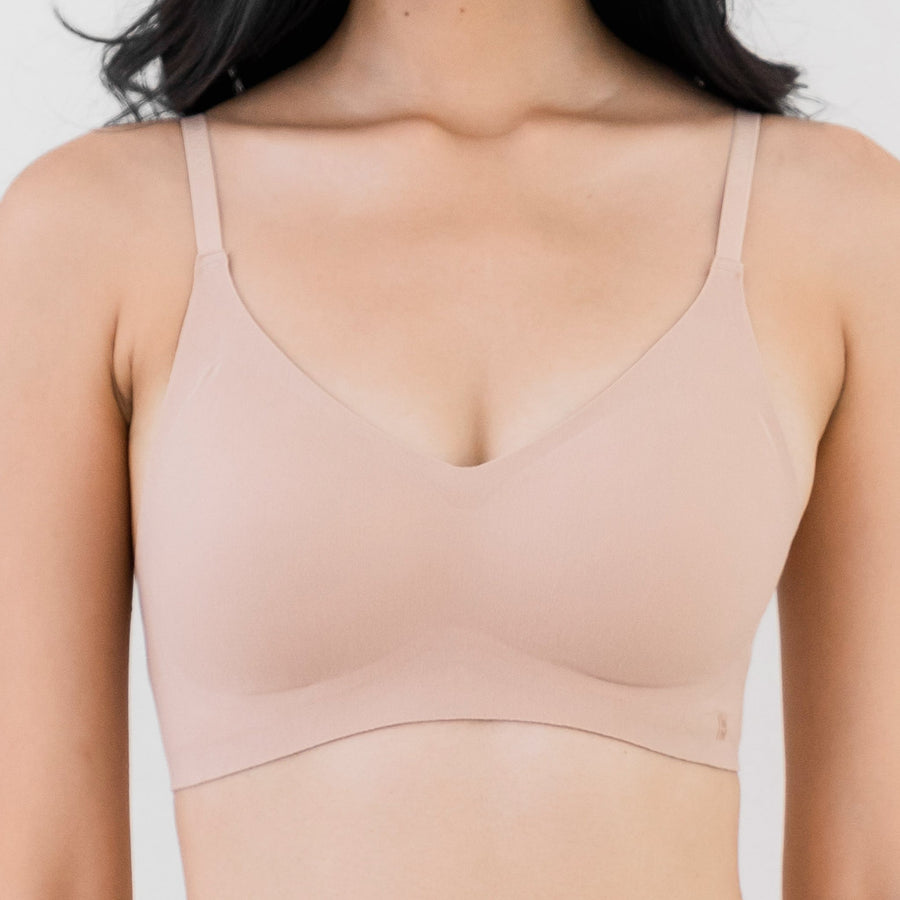 Air-ee COTTON Seamless Bra in Milk Tea (Machine Wash Edition) PO 2-3 WEEKS