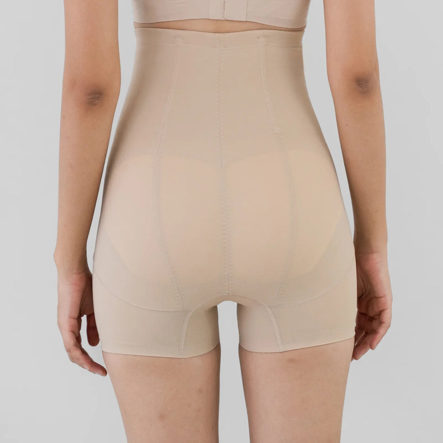 Max Sculptor! 3-in-1 High Compression Shapewear Shortie in Nude