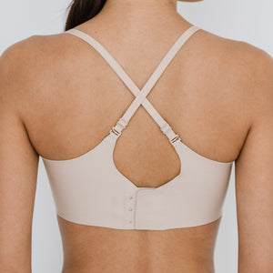 Air-ee Seamless Bra in Almond Nude - Thin Straps (Signature Edition)