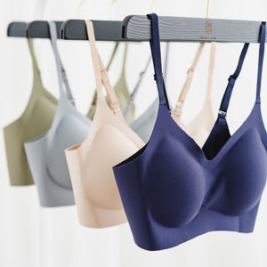 Air-ee Seamless Bra in Midnight Blue - Thin Straps (Signature Edition)