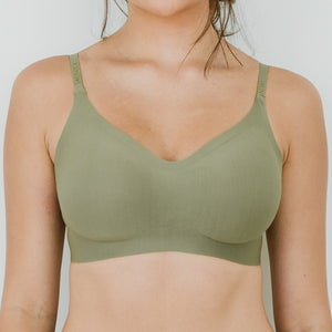 Air-ee Seamless Bra in Sage - Thin Straps (Signature Edition)