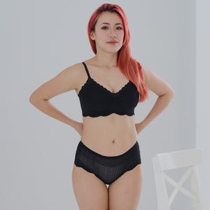 Air-ee Lace Seamless Bra in Black (Signature Edition)