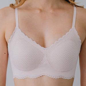 Air-ee Lace Seamless Bra in Cotton Candy Pink (Signature Edition)
