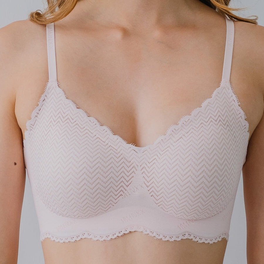 Air-ee Lace Seamless Bra in Cotton Candy Pink (Signature Edition)